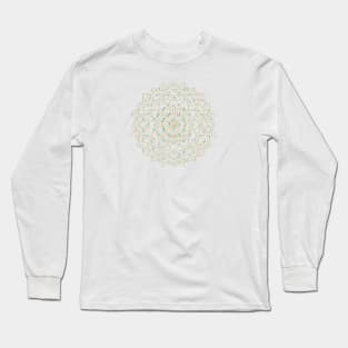 Pretty Metallic Mandala Long Sleeve T-Shirt